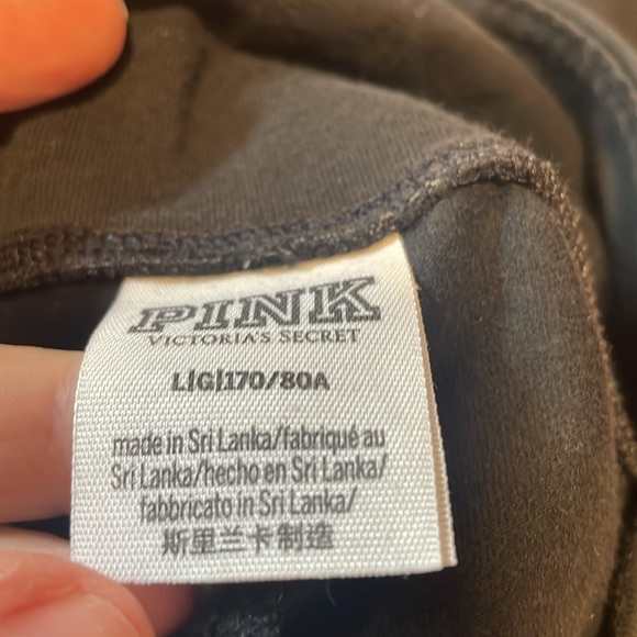 Pink by victorias secret sports leggins. Size large - Picture 6 of 6